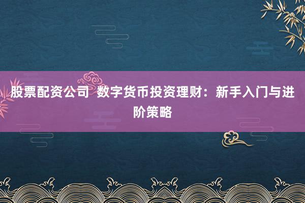 股票配资公司  数字货币投资理财：新手入门与进阶策略