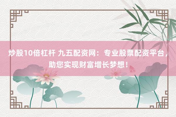 炒股10倍杠杆 九五配资网：专业股票配资平台，助您实现财富增长梦想！
