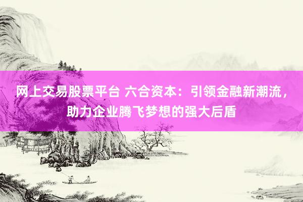 网上交易股票平台 六合资本:引领金融新潮流,助力企业腾飞梦想的强大后盾